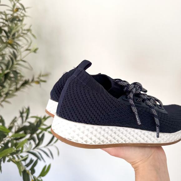 Urban Sport by J/Slides Knit Low Top Lace Up Sneaker Black 8 - Picture 3 of 8